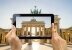 Fotografieren mit meinen tablet dem Brandenburger Tor