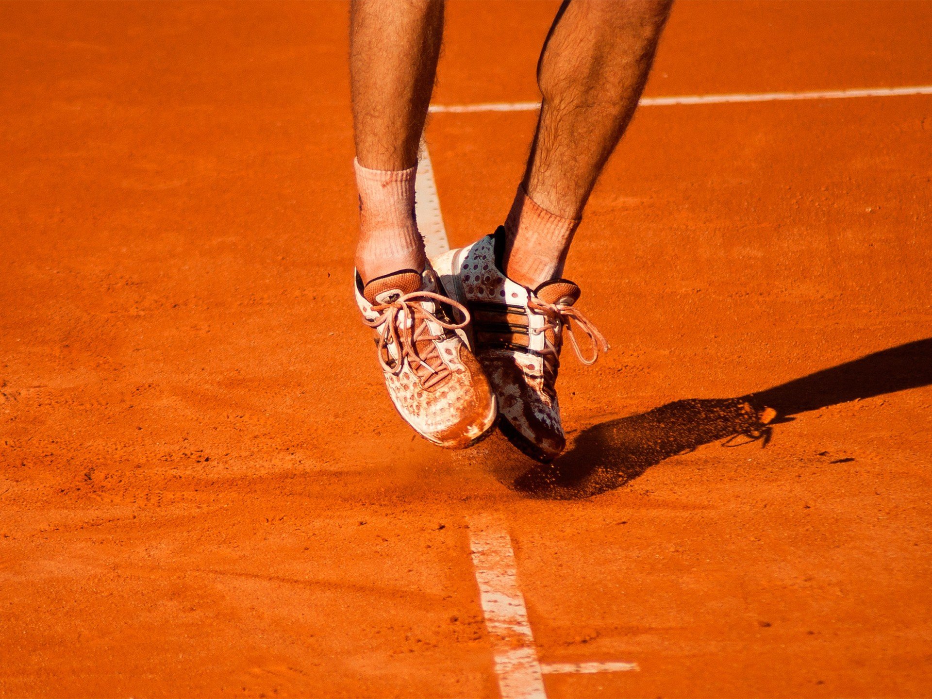 Tennis Füße Sprung - Details