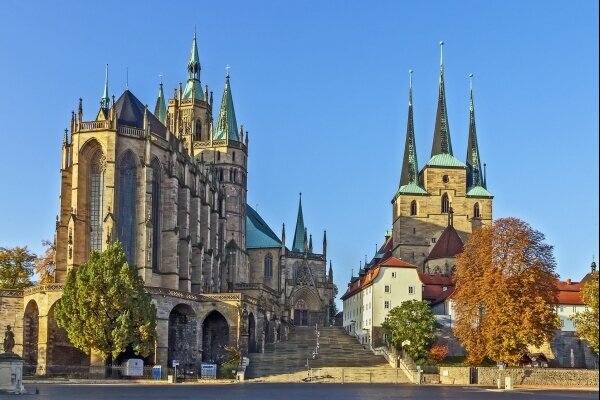 Erfurt Kathedrale und Severikirche, Deutschland