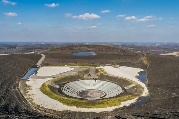 Halde Haniel in Bottrop, Deutschland