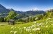 idyllische Berglandschaft in den Alpen, Bayern, Deutschland