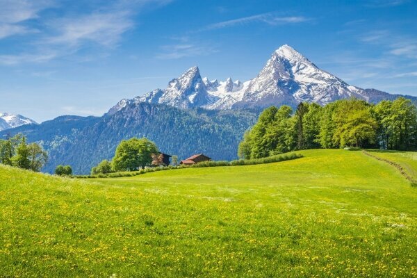 idyllische Landschaft in den Alpen