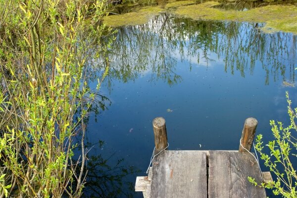 Gemütliche Nische im Frühling