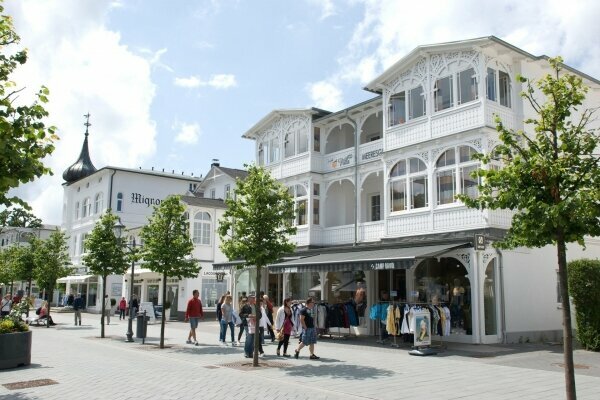 Promenade in Binz, Deutschland