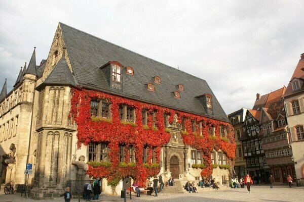 Straßen in Qeudlinburg / Deutschland