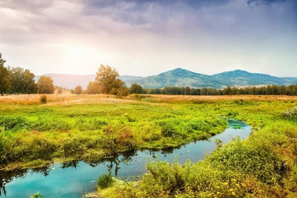 Wunderschöne Herbstliche Landschaft