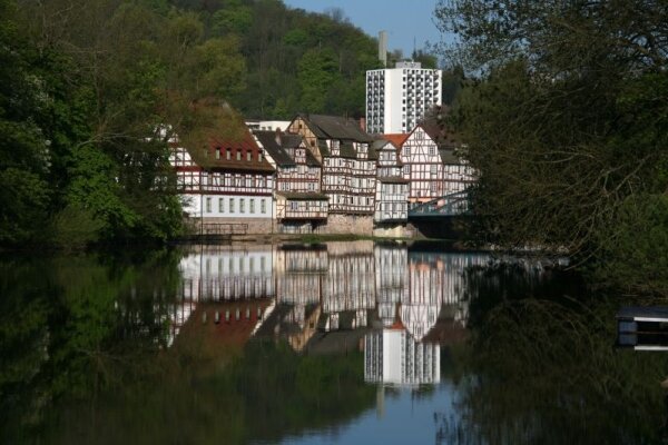 Wunderschöne Landschaft (Felder) nahe Schloss Fasanarie in Fulda