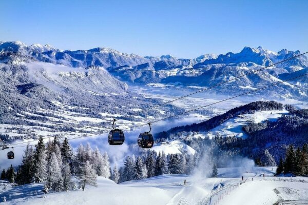 Die Alpen in St. Anton (Österreich)