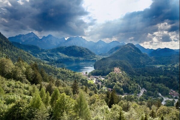 Romantische Schloss Hohenschwangau, Deutschland