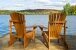 Adirondack-Stühle im Algonquin Park