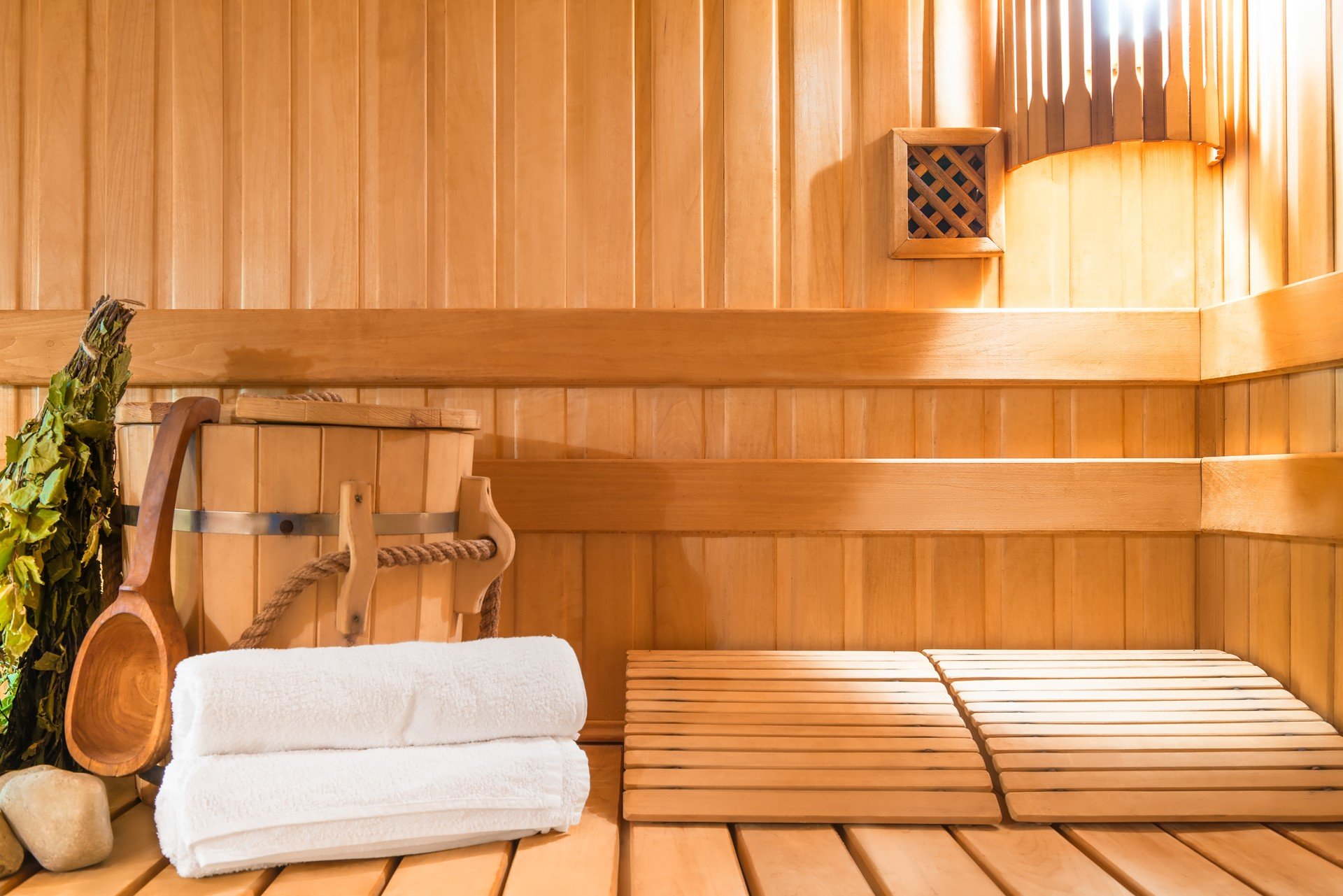 Steam room with sauna фото 28