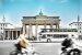 Brandenburger Tor im turbulenten Stadtleben