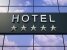 hotel-Schild mit fünf Sternen
