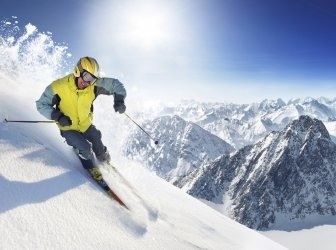 Skifahrer  