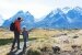 Familie wandert in Patagonien
