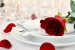 Romantisches Candle-Light Tischdeko