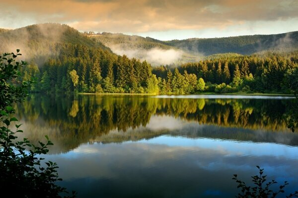 Sösestausee im Harz National Park, Deutschland.