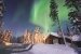 Massive lebhafte Aurora Borealis/Nordlichter in Lappland, Norwegen