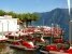 Lugano in der Schweiz hirstorische Tretboote