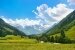 Malerische Landschaft der Alpen in Österreich