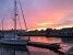 Sonnenuntergang im Hafen von Skagen