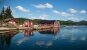 Wunderschöner Norwegen, Schiffen und das Bootshaus