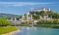 Historische Stadt Salzburg mit berühmtem Mirabellengarten
