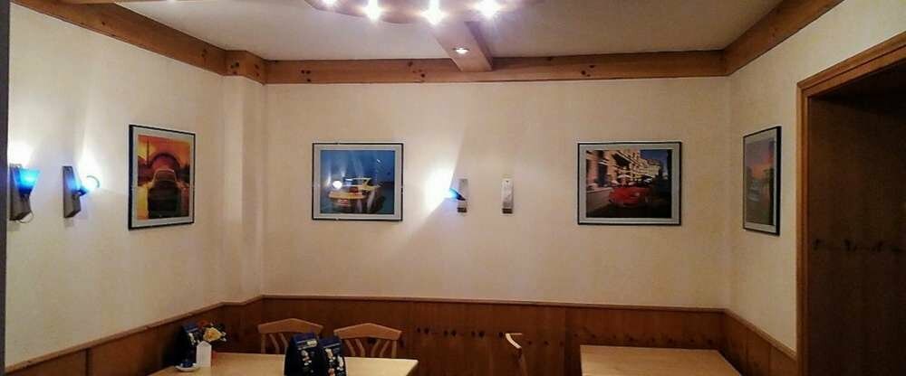 In kleinen Nischen kann man gemütlich sitzen und plaudern!