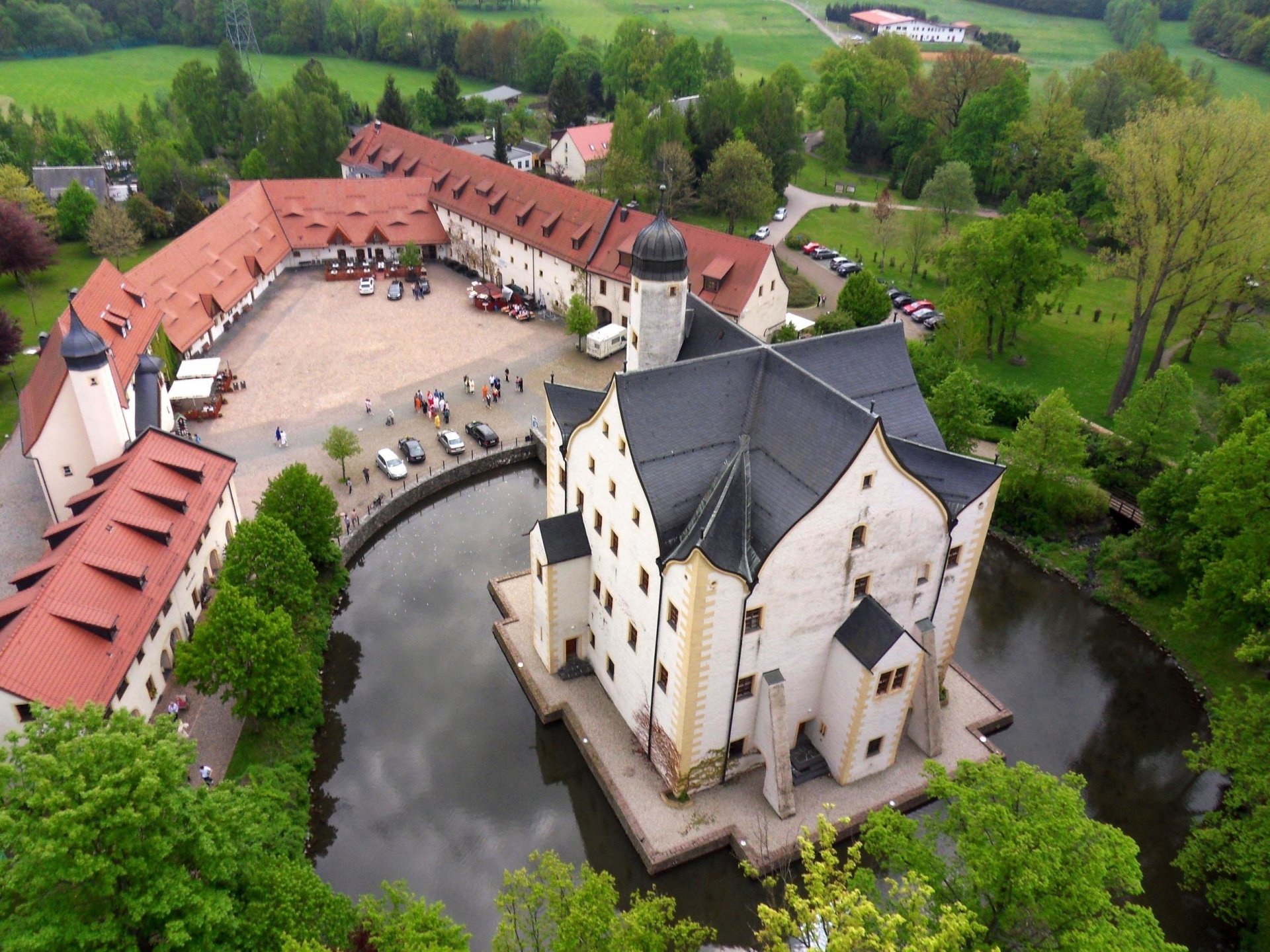 Romantischer Traum - Wasserschloss Klaffenbach Schlosshotel Chemnitz