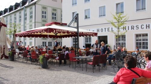 AKZENT Brauerei Hotel Hirsch - Terrasse/Außenbereich