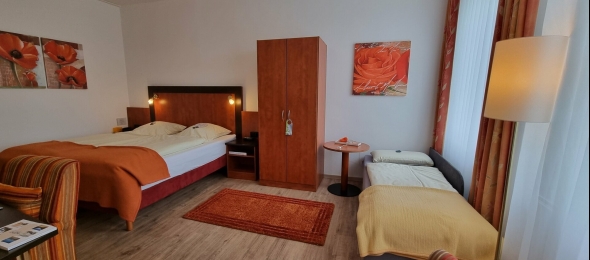3-Bett Zimmer, Quelle: AKZENT Hotel Strandhalle