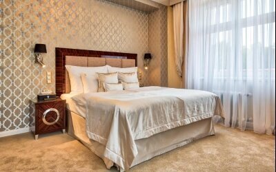 Apartment für 2 erwachsene Personen und 2 Kinder mit Standard Ausstattung.  Mit zwei separaten Schlafzimmern.
