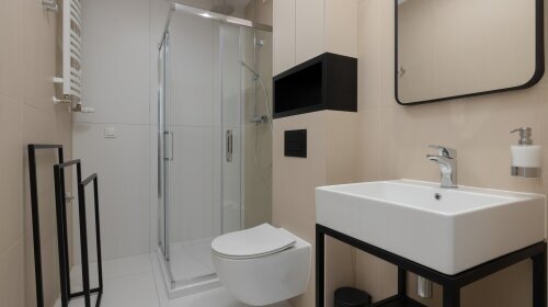 Apartments Młyńska 10 by Nad Parsętą - Badezimmer