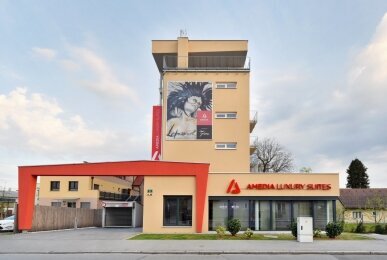Außenansicht, Quelle: AMEDIA Luxury Suites Graz 