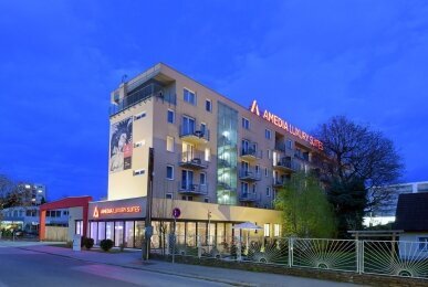 Außenansicht, Quelle: AMEDIA Luxury Suites Graz 