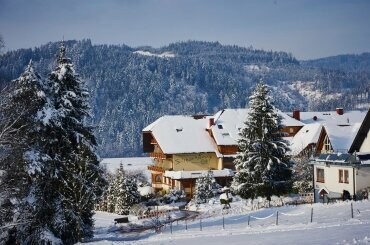 Außenansicht Im Winter, Quelle: Schwarzwald Hotel Silberkönig