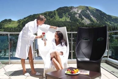 Außenbereich Wellness, Quelle: Panorama Hotel Turracher Höhe