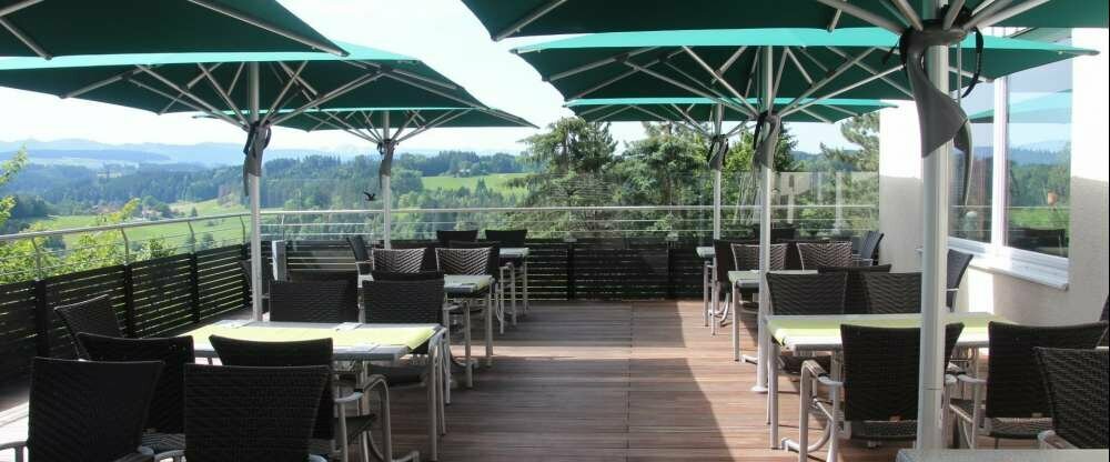 Blick Richtung Allgäuer Alpen