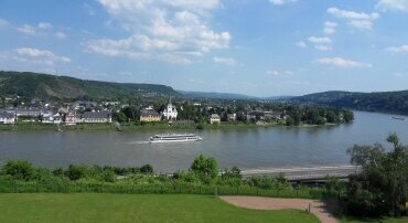 Aussicht auf den Rhein, Quelle: Ringhotel Haus Oberwinter