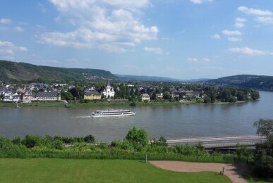 Aussicht auf den Rhein, Quelle: Ringhotel Haus Oberwinter