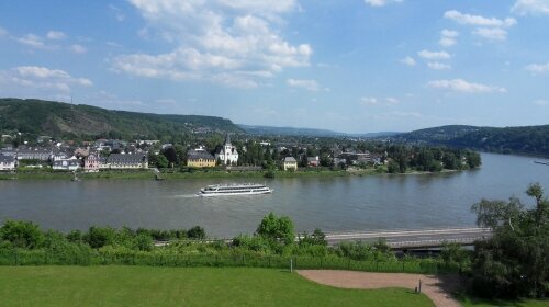 Aussicht auf den Rhein