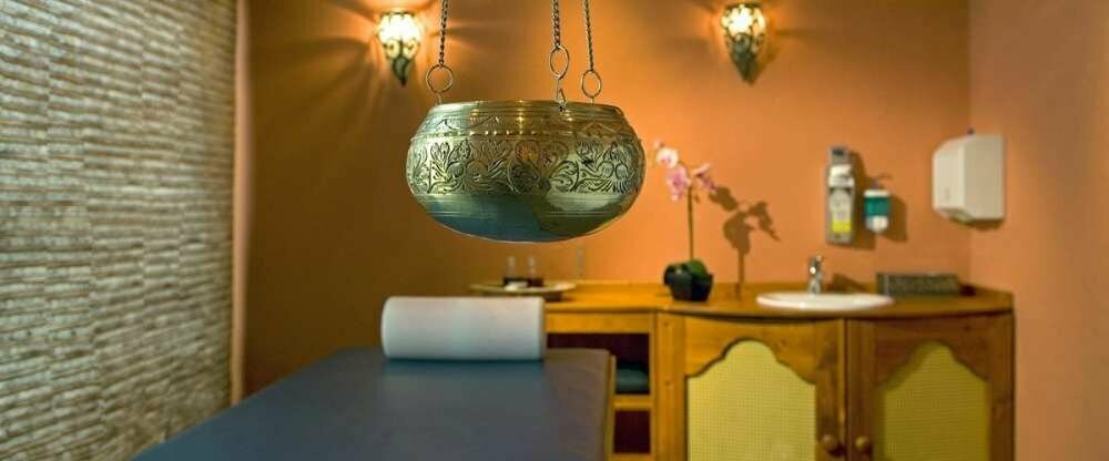 Massageraum im Ayurveda-Center