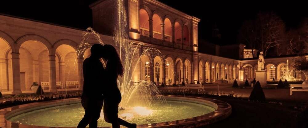 Bad Kissingen bei Nacht - für Verliebte