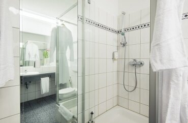 Badezimmer, Quelle: Hotel Dampfmühle