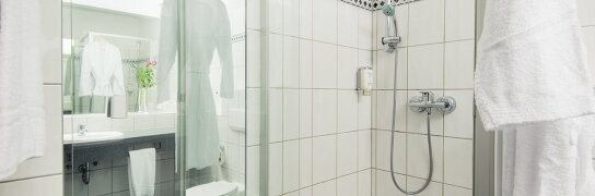 Badezimmer, Quelle: Hotel Dampfmühle