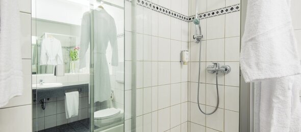 Badezimmer, Quelle: Hotel Dampfmühle