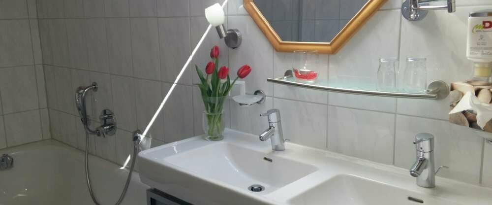 Badezimmer einer Suite