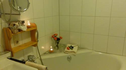 Badezimmer eines Doppelzimmers