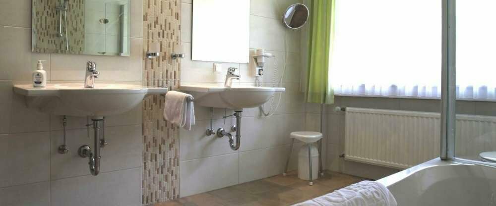 Badezimmer im Superior Doppelzimmer