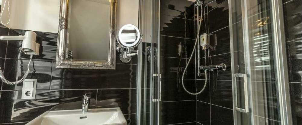 Badezimmer im Akzent Hotel Tietmeyer